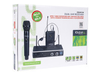 Ibiza Central Microfone s/ Fios 2 Canais UHF 863.9/864.9MHZ DR20UHF-HB Ibiza Central Microfone s/ Fios 2 Canais UHF 863.9/864.9MHZ DR20UHF-HB